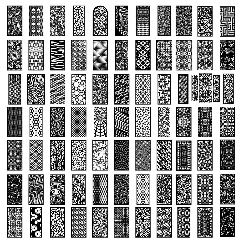 14 MEGA PACK +600 DXF SVG Laser Cut Designs Screen Panels