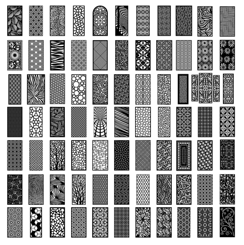 14 MEGA PACK +600 DXF SVG Laser Cut Designs Screen Panels