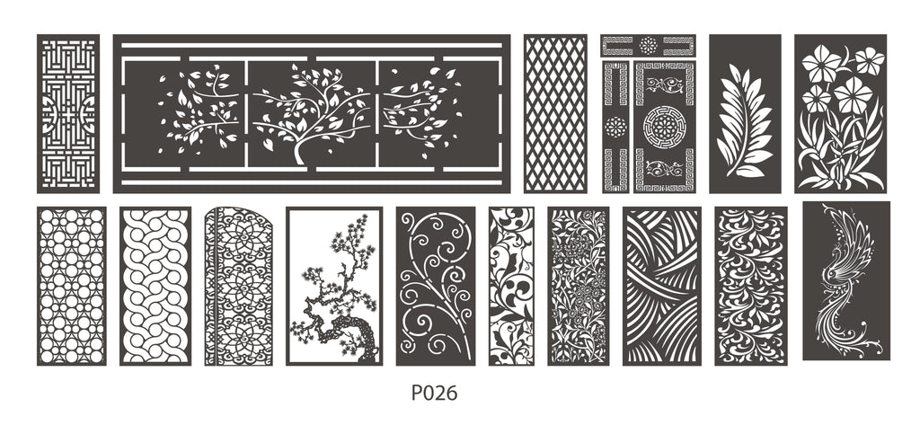 +25 MEGA PACK +500 DXF SVG Laser Cut Designs Screen Panels