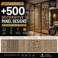 +25 MEGA PACK +500 DXF SVG Laser Cut Designs Screen Panels
