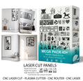 MEGA PACK +40 DXF SVG File For CNC Router Plasma Laser Cut-Wall Art-Ready to Cut - Digital DOWNLOAD