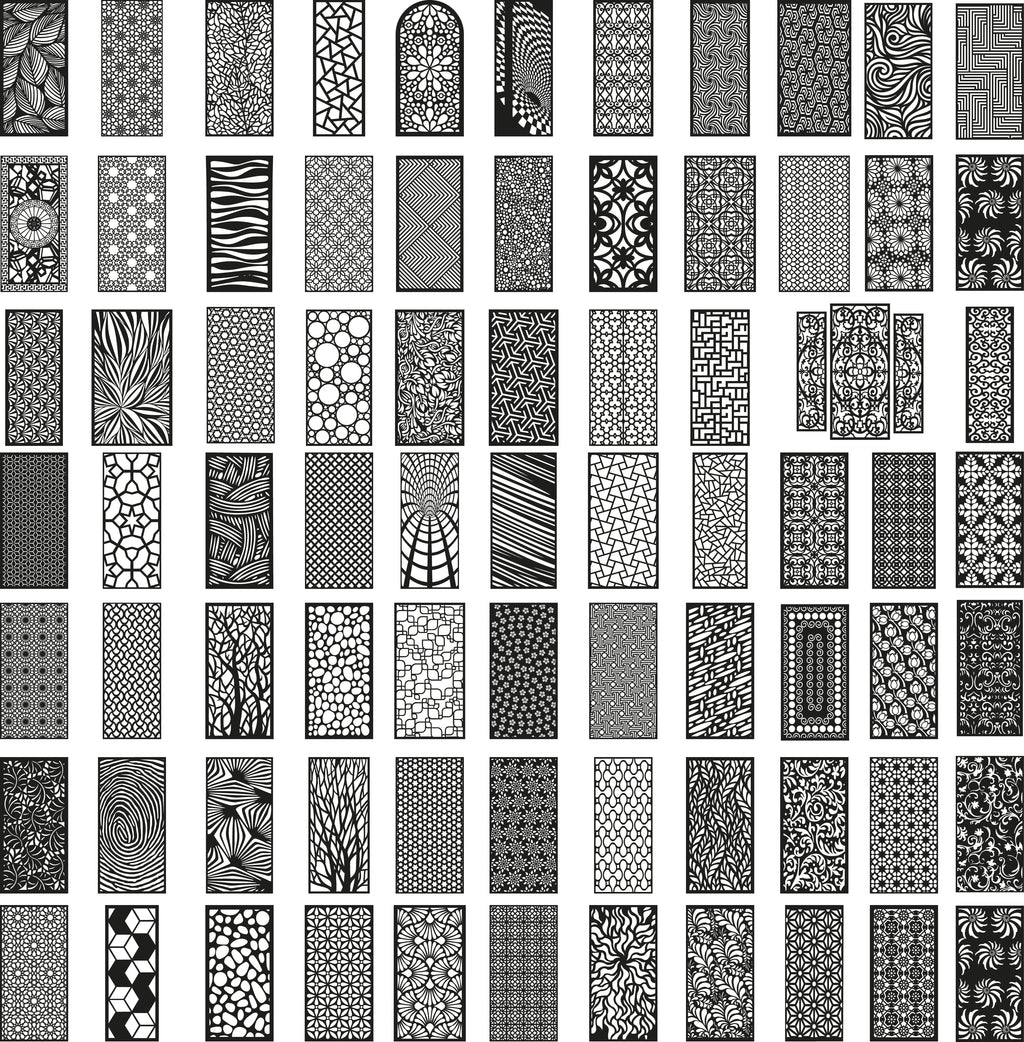 +25 MEGA PACK +500 DXF SVG Laser Cut Designs Screen Panels