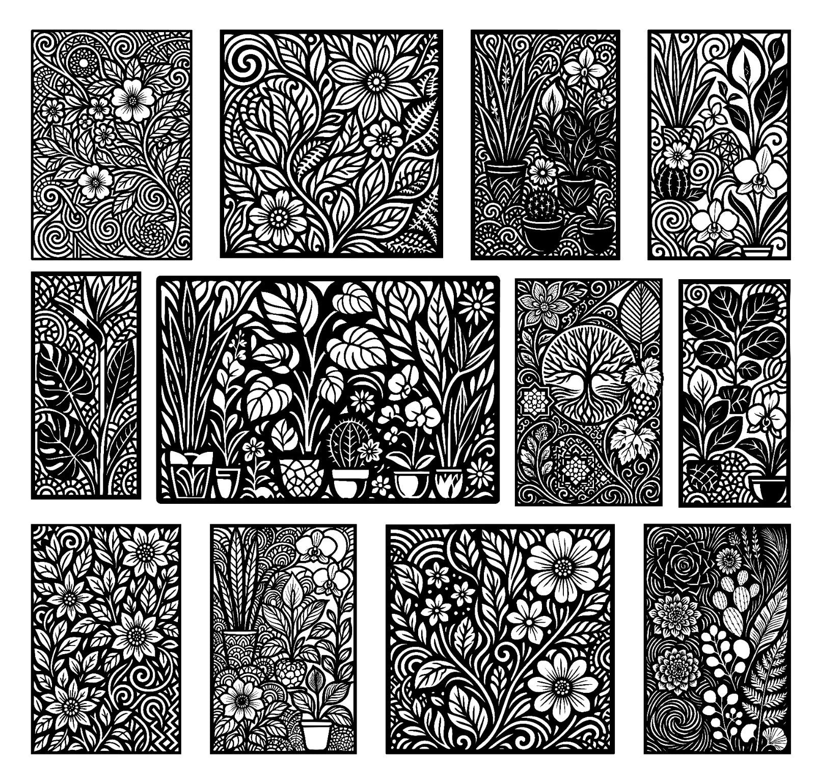 +6 MEGA PACK +160 DXF SVG File For CNC Router Plasma Laser Cut-Wall Art-Ready to Cut-Digital DOWNLOAD